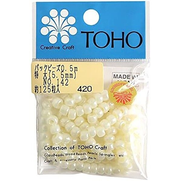 TOHO 特大ビーズ 糸通しビーズ 0.5m入り No.81