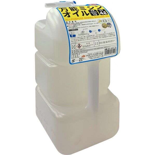 大澤ワックス 万能ミシンオイル コック付 4L BO-4KV 1個