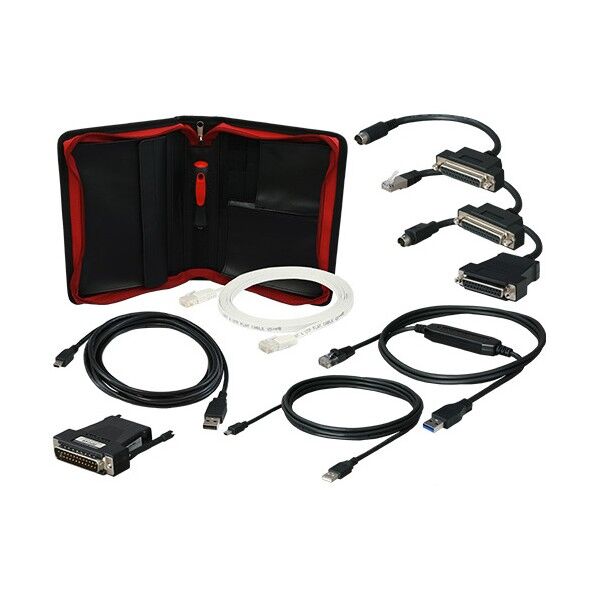 三菱CPU/三菱表示器/三菱インバータ/三菱ACサーボアンプ⇔PC用インタフェースコンバータ フルセットバッグ