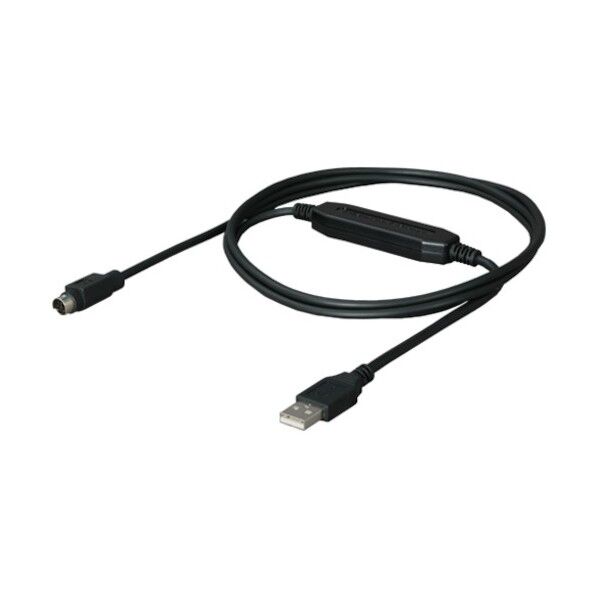 三菱CPU/三菱表示器⇔PC用RS-232C⇔USBコンバータケーブル