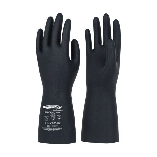 耐油・耐溶剤手袋 サミテックCR-F-07 LL ミッドナイトブルー