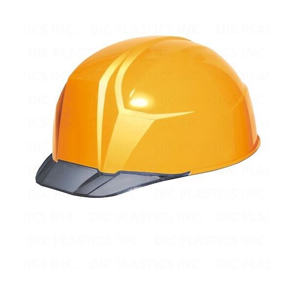 超軽量 透明バイザーヘルメット AA23-C KP 黄/スモーク AA23-C-HA8-KP-Y/S 1個