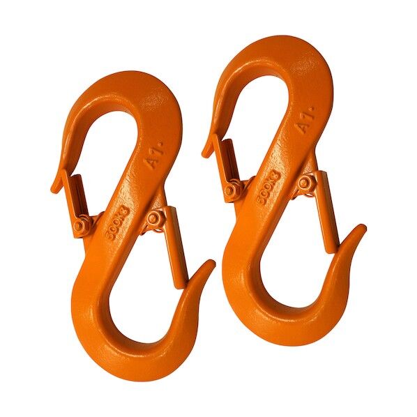 ダブルフック 0.5トン用 オレンジ 10103264 2個...
