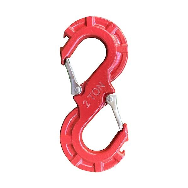 ダブルフック 2.0トン用 赤(小) 10103266 2個...