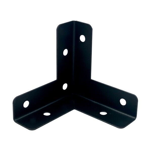 三方面補強金物 （2枚入） ブラック 46