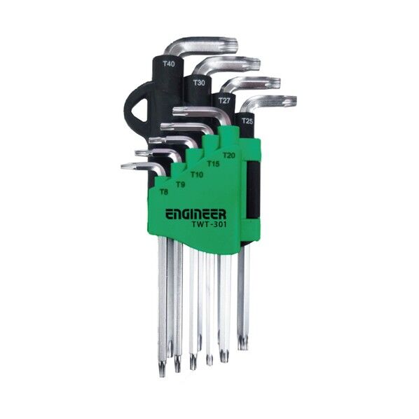 エンジニア(ENGINEER) ヘクスローブレンチセットセミロングタイプ TWT-301 1式...