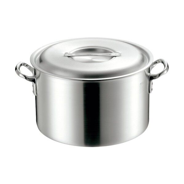 プロガストアルミ半寸胴鍋(目盛付) 24cm 1個