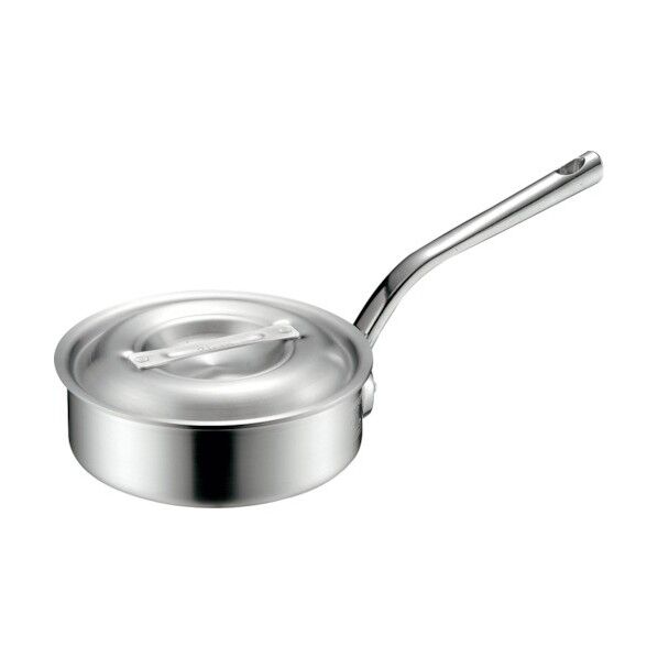 プロガストアルミ浅型片手鍋(目盛付) 15cm 1個