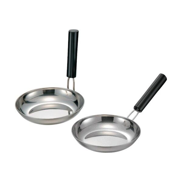 PC柄三層鋼親子鍋 縦柄 17cm 1個