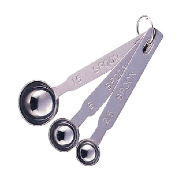 18-8極厚計量スプーン 3本組 1組