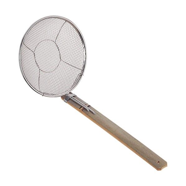 18-8特製竹柄そば揚 L型 6寸 1個