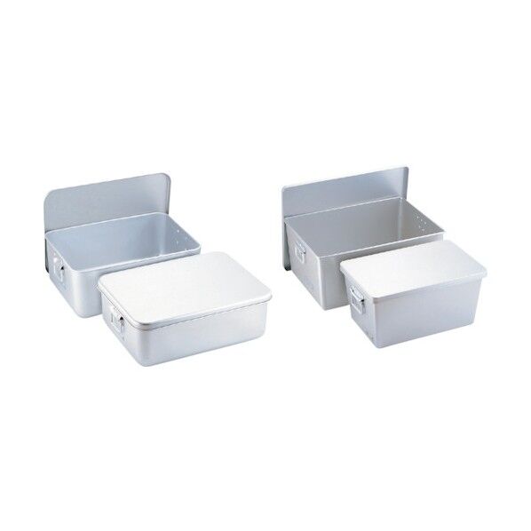 259 アルマイト パン箱深型(蓋付)