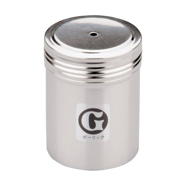 カシワ18-8調味缶(大)ガーリック缶1穴5mm平フタ