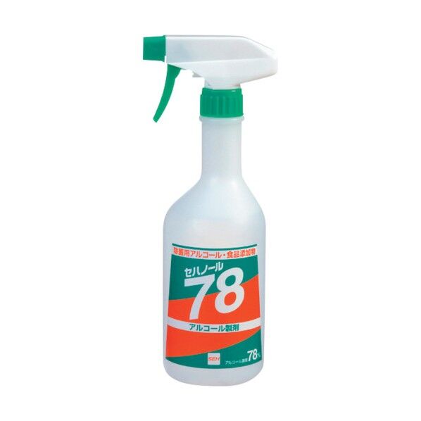 セハノール78(アルコール製剤)トリガー付スプレー 500ml 1308003 1本...
