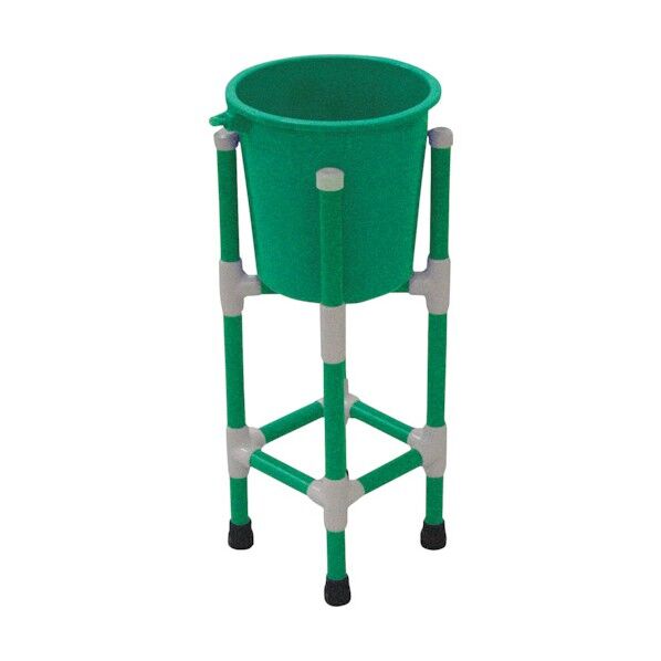 抗菌イレクター 10Lバケツ置き台(バケツ付) GN