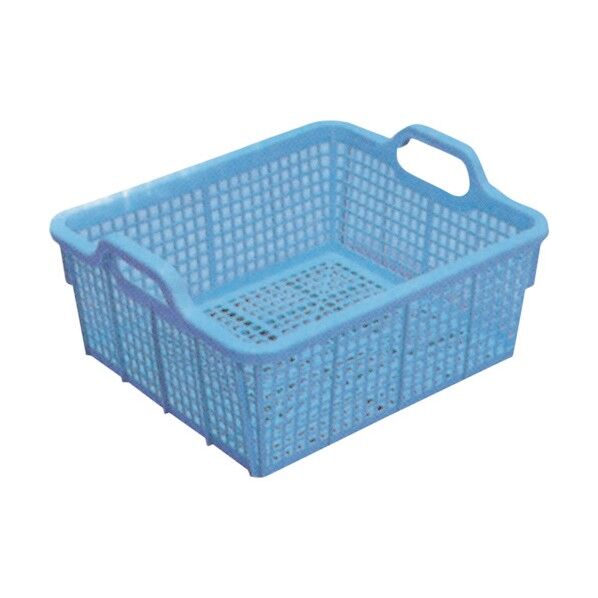 P.P角洗いカゴ(ブルー)
