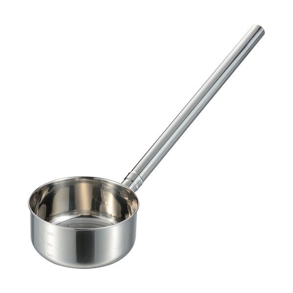 エムテートリマツ カシワ18-8ステンレス柄目盛付水杓子13cm(800cc) 800ml 032674013 1点