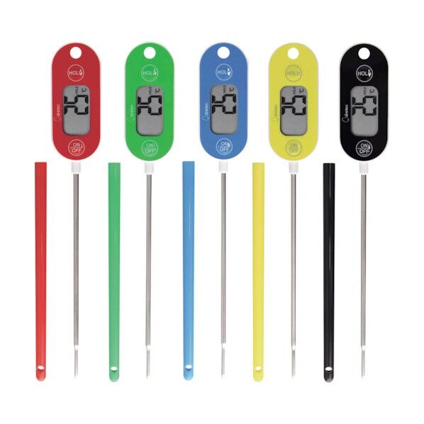 エムテートリマツ 防水中心温度計ブラック O280BK HA 074050005 1個