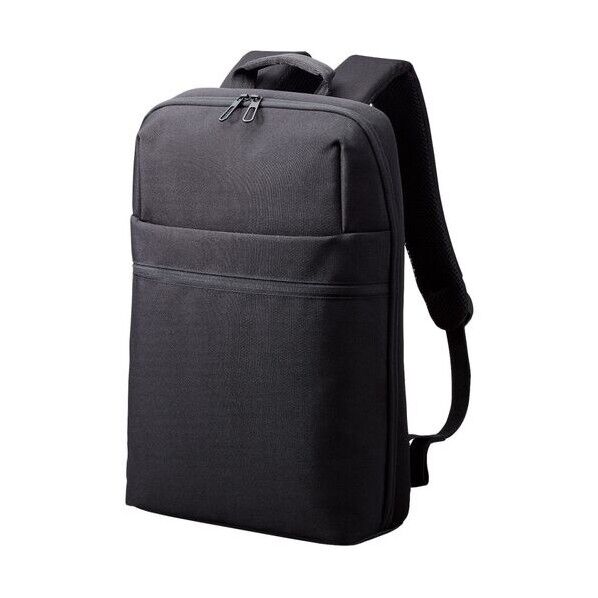 バックパック 薄型タイプ 15.6inch 12L 撥水加工 ブラック