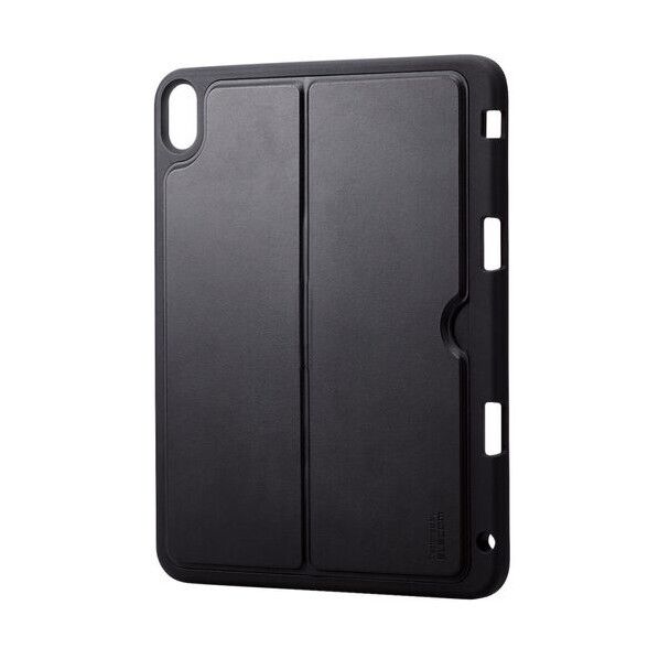 iPad 第10世代用ソフトケース スタンド付き Apple Pencil収納 ブラック