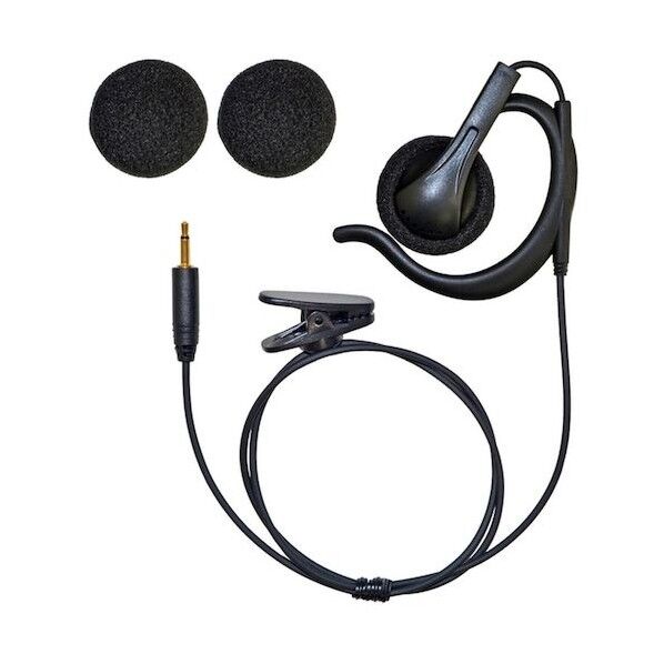 スポンジ付き耳掛けスピーカーイヤホン