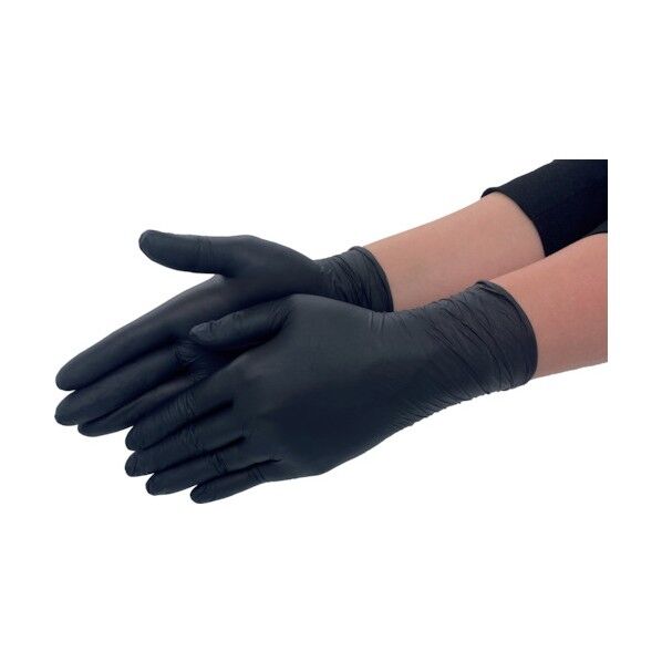 ニトリルトライ3 ブラック パウダーフリー LL 569-LL 100枚