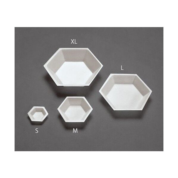 六角形PS計量皿 帯電防止 S 500枚