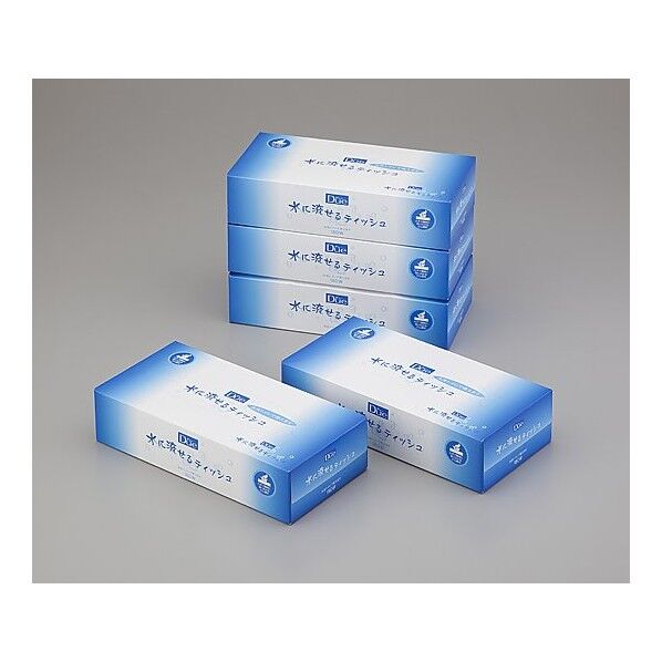 デュー水に流せるティッシュ