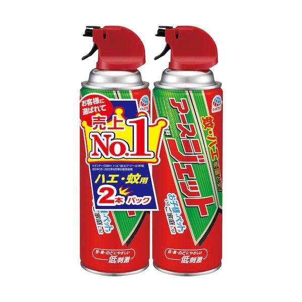 アース製薬 アースジェット 450ML2本パック 406932 2点