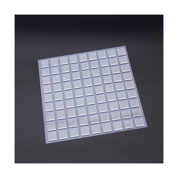 耐震ゲル 転倒防止シート ゲルタック お徳用 20×20×5mm(角型) GT01-22021 81個...