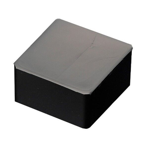 防振・緩衝ブロック ゲルダンパー 硬度15 50×50mm 黒