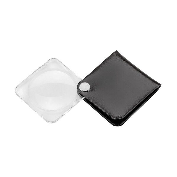 携帯用ルーペ ハンディルーペ 角型 ブラック 3.5倍 1752-550 1点...