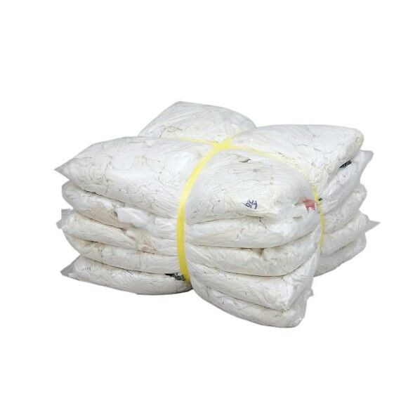 白メリヤスウエス(中古生地・エコノミー) 3-1815-03 5袋