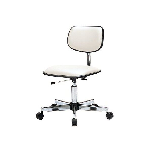 クリーンルーム用チェアー(リング無し)SK-825W ホワイト 6-6938-04 1脚