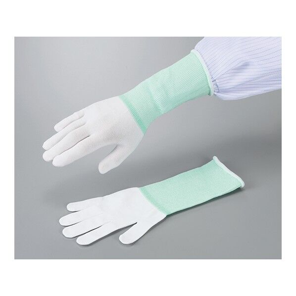 アズピュアロングインナー手袋 オーバーロックタイプ L 3-7371-01 10双