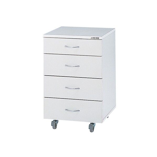 移動式ユニット 4段 450×450×690 3-5671-49 1個