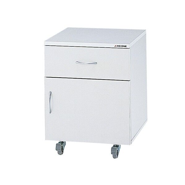 移動式ユニット 引出し+開き戸 450×450×570 3-5671-51 1個