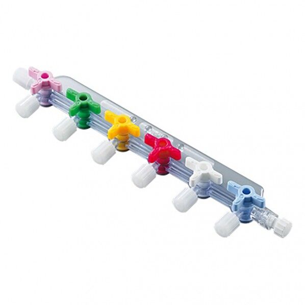 ルアーストップコックマニフォールド メスルアー7個・オスルアーロック1個 17554 3-6164-02 1個