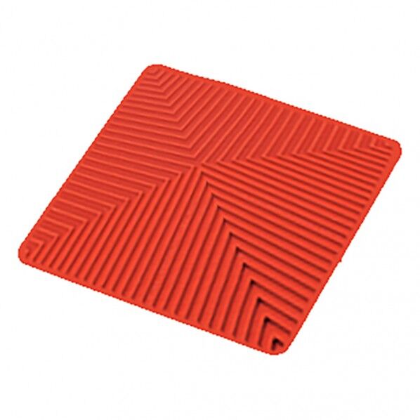 ラボラトリーシリコンマット 250×250mm 2500250 レッド 3-6915-01 1枚