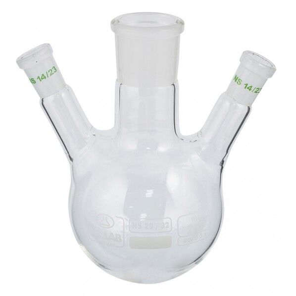 三つ口丸フラスコ 030.39.250 250mL 3-8267-01 1個