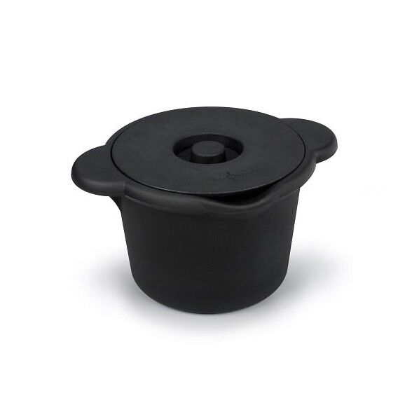 アイスバケツ(フタ・ハンドル付) 丸型(黒) 4L 3-8579-02 1個