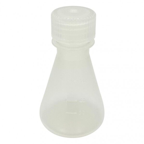 PP三角フラスコ(スクリューキャップ付) PEF50 50mL 3-9954-01 1個