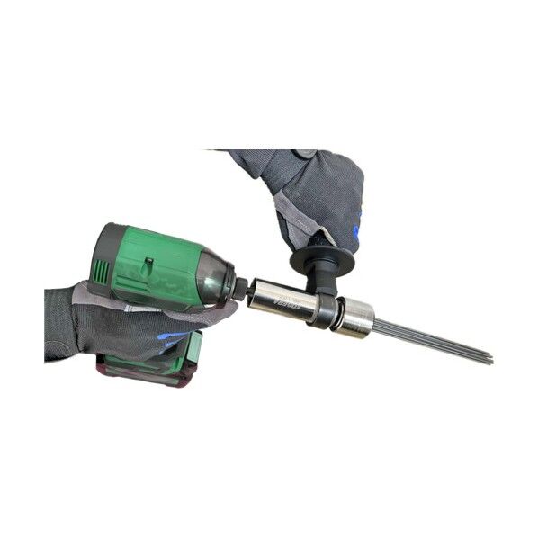 電動式タガネ ニードルコゲラ(Φ3)サイドハンドルセット ニードルΦ3 100本付