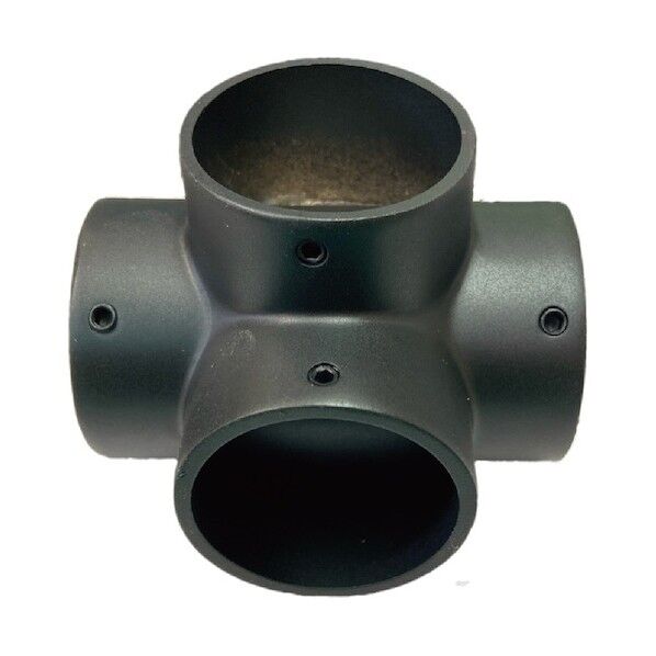 フジテック 四方エルボ ネジ付32 黒 65.5×50×50mm 28518 1個...