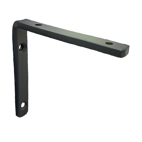 アイアンL型金具 ブラック 120x120x3 黒 B-13205 1点