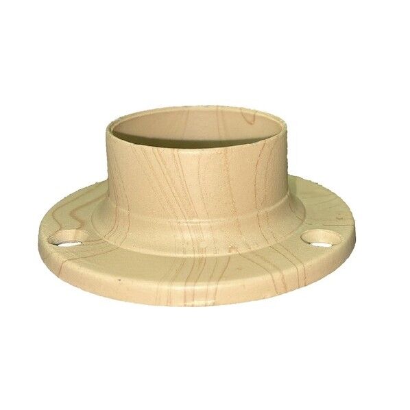 Pカラー木目ソケット 白木色32MM