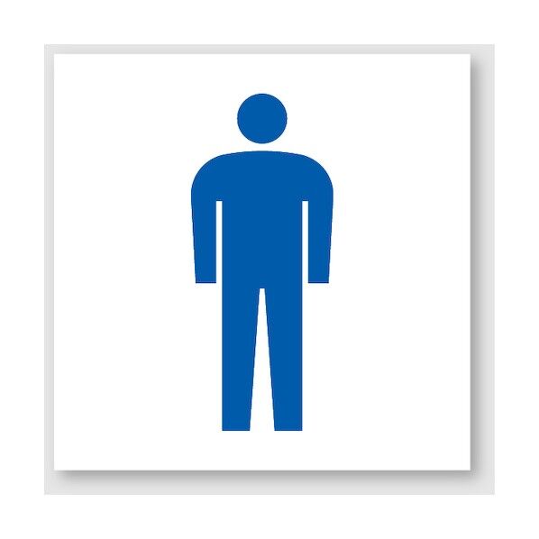 シンプルピクトサイン F-1（男子トイレ）