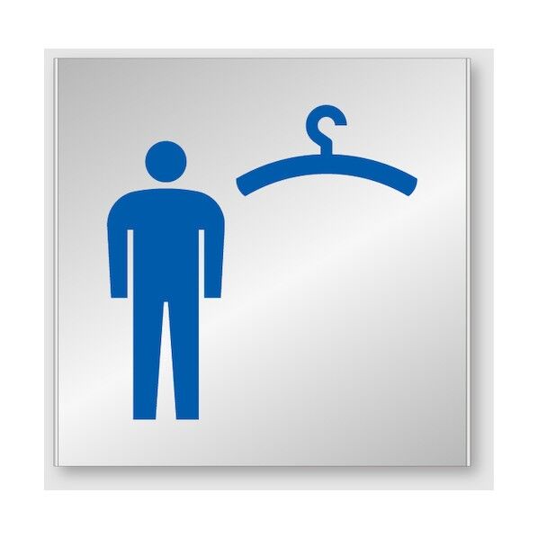 アルミプレート FT200A(男子更衣室)