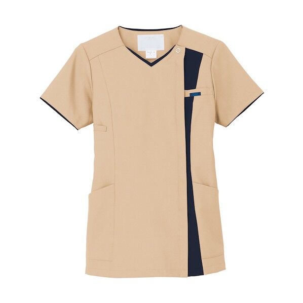 レディスジップスクラブ 7023SC ベージュ×Dネイ 4L 7023SC-10-4L 1点