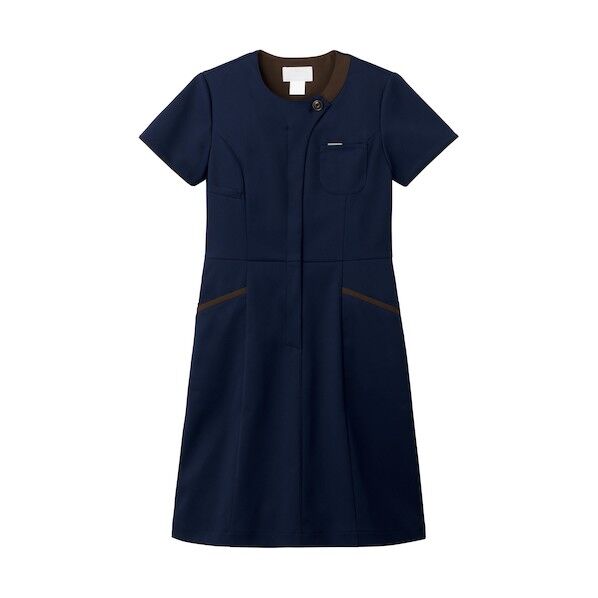 ワンピース 3026SC Dネイビー×BW 3L 3026SC-17-3L 1点